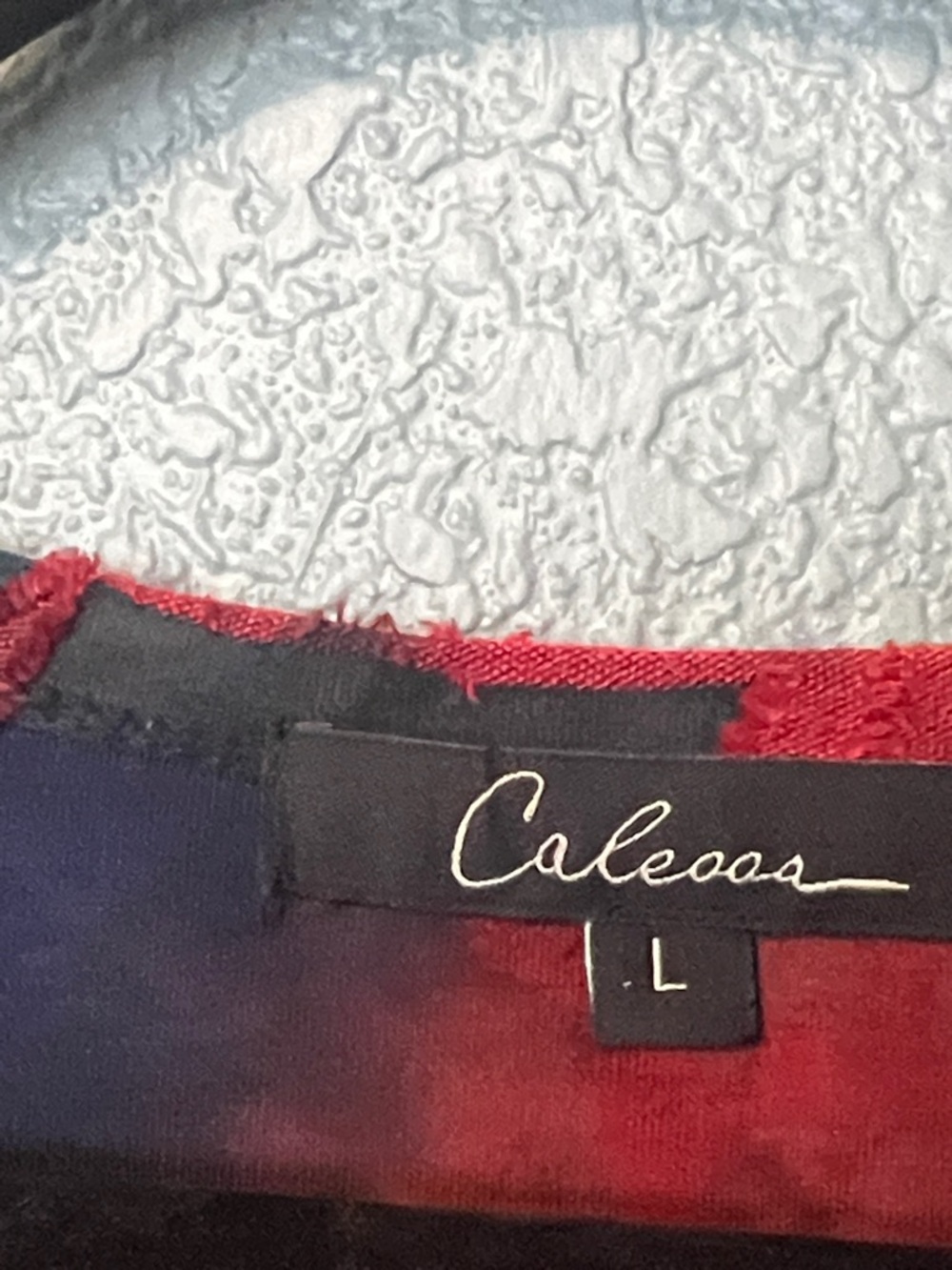 Caleaas Tunic Size Large Multi Abstract Pullover - Picture 6 of 8